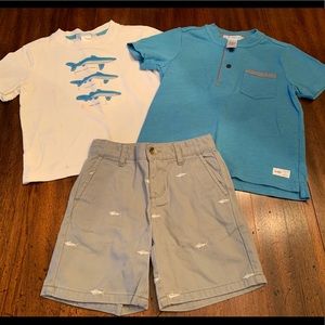 Janie & Jack, 2 & 18-24 months, 2 shirts & shorts